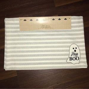 Sweet Street Hey Boo Ghost Place May Set Of 4 NWT